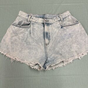 SO Blue Jean Shorts High-Waisted Vintage Style